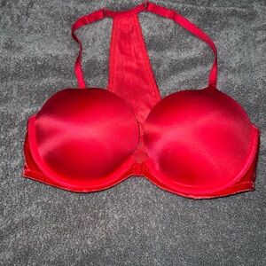 Victoria Secret VERY SEXY red PUSH UP BRA, front closure, 34D, back